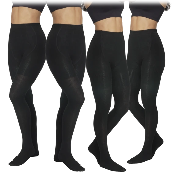 4-Pack: Nicole Miller Sweater Opaque Tights