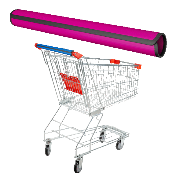 Lifestyle Advanced Universal Anti-Microbial Shopping Cart Handle Wrap