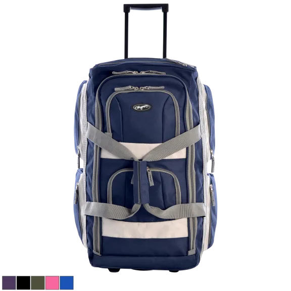 Olympia USA 8-Pocket 22" Rolling Duffel Bag