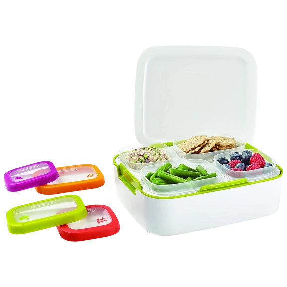 2-Pack: Rubbermaid Balance Pre Portioned Meal Kit Food Storage Containers