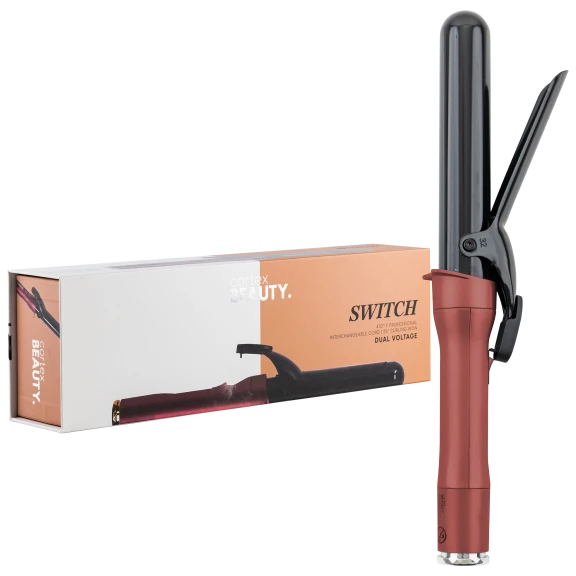 Cortex Beauty Dual Voltage Professional Interchangeable Cord Curling Iron