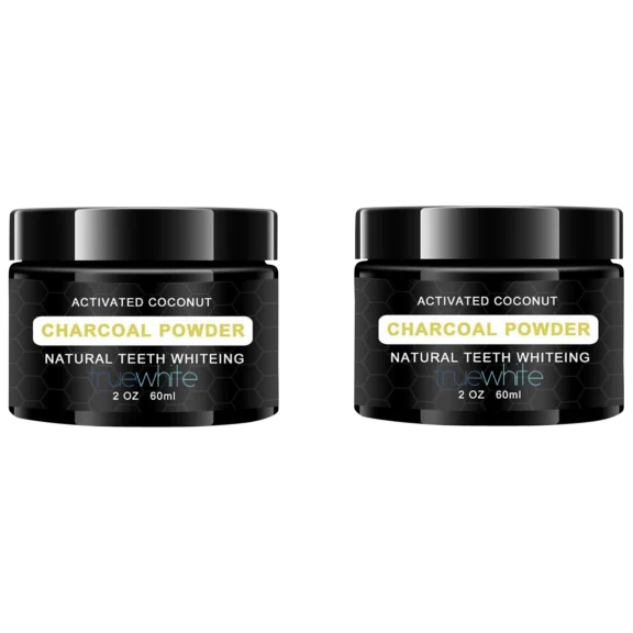 2-Pack: Truewhite Charcoal Teeth Whitening Powders