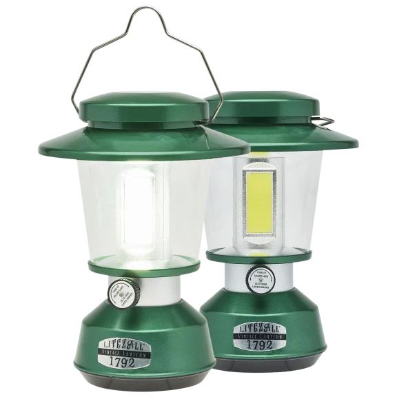 2-Pack: LitezAll Rechargeable 360° Dimmable 3000 Lumen Lanterns