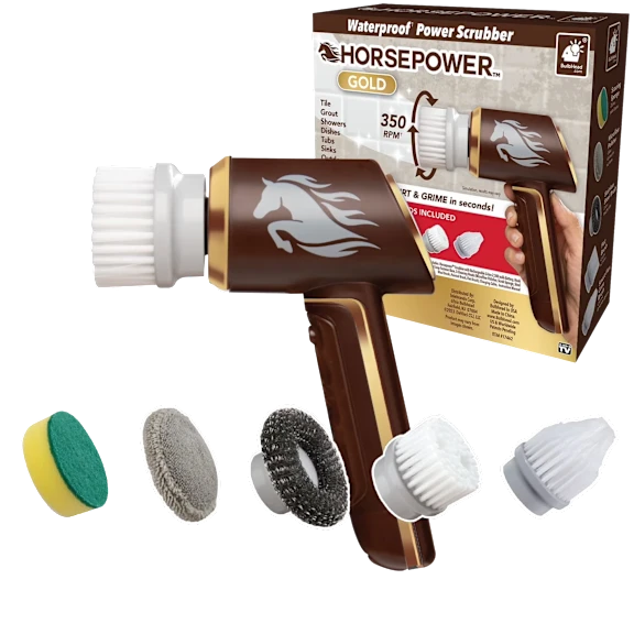 Bulbhead Horsepower Waterproof Power Scrubber Deluxe