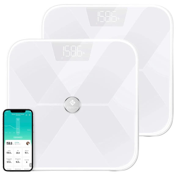 2-Pack: Etekcity Smart Connected Digital Body Fat & BMI Scale