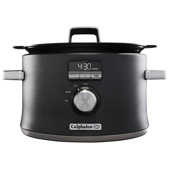 Calphalon Digital Sauté Slow Cooker in Dark Stainless Steel