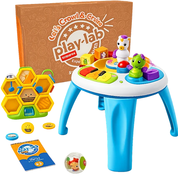 Fisher-Price Play-Lab Let's Crawl & Cruise Bundle