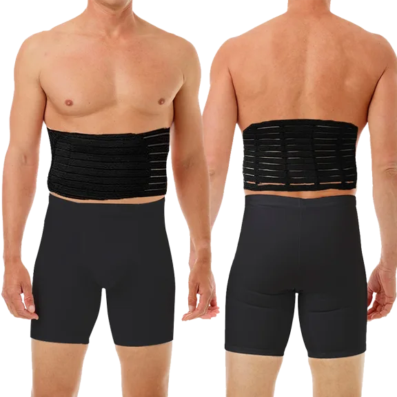 2-Pack: Extreme Fit Men's Adjustable Waist Slimming And Training Belts