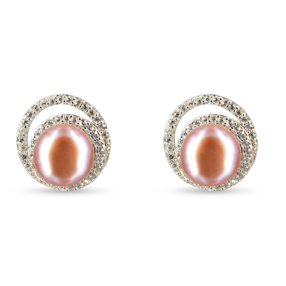 TARA ISLAND COLLECTION "Celeste" Diamond Encrusted Earrings
