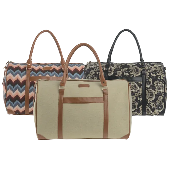 Adrienne Vittadini 20" Canvas Weekender Bag