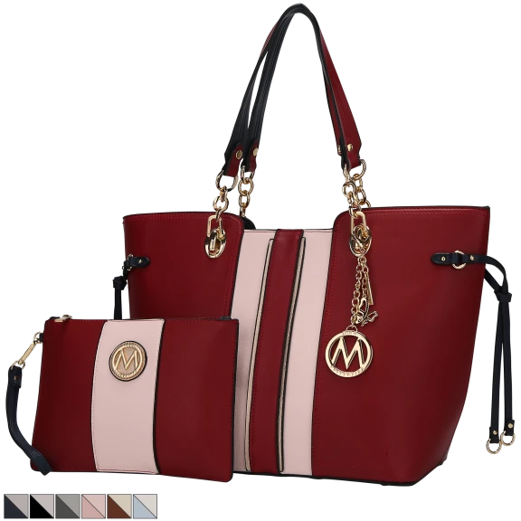MKF Collection Holland Tote with Wristlet by Mia K.