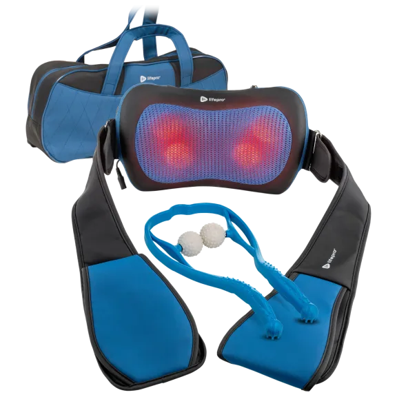 Lifepro Charm Shiatsu Neck, Back, & Foot Massager with Heat