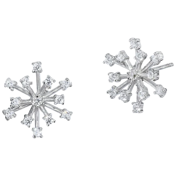 Savvy Cie StarBurst Stud in Sterling Silver