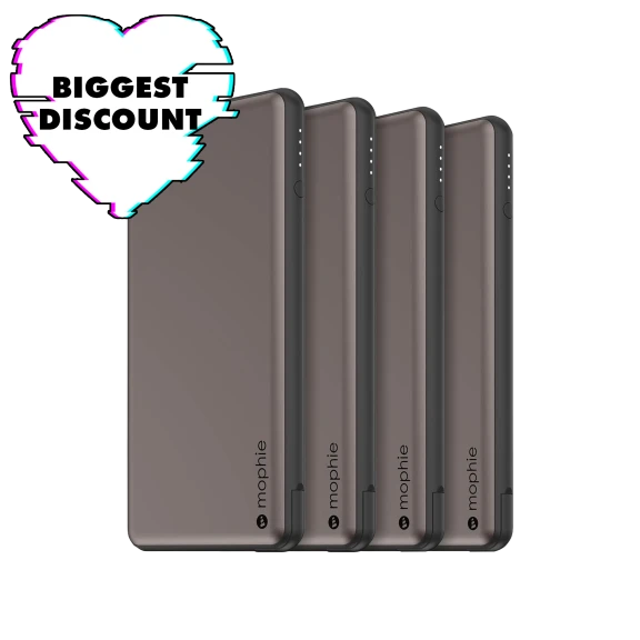 4-Pack: Mophie Powerstation Plus 18W PD 6,000mAh USB-C Charger (Refurbished)