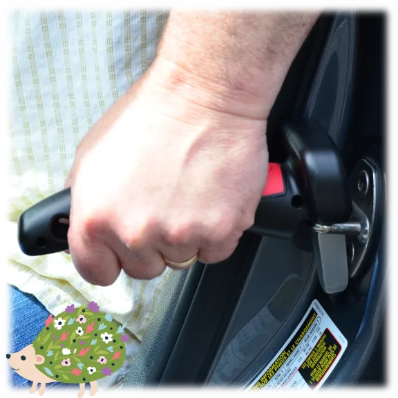 2-Pack: SecureBrite 4-in-1 Car Door Support Handles