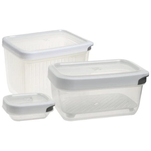 2-Pack: Geoffrey Zakarian Food Storage Canisters (6oz, 34oz, 161oz)
