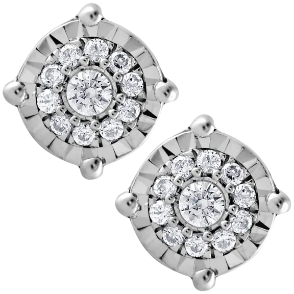 Brilliant Diamonds Lab Grown .12 Carat TW Diamond Earrings