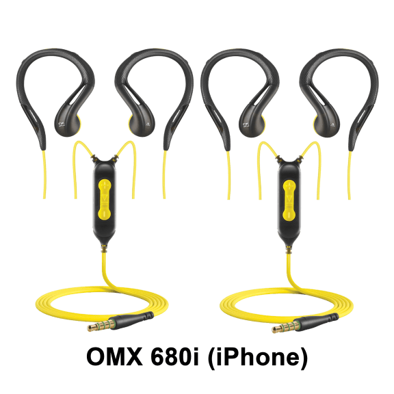 2-Pack: Sennheiser Adidas OMX 680 In-Ear Headphones