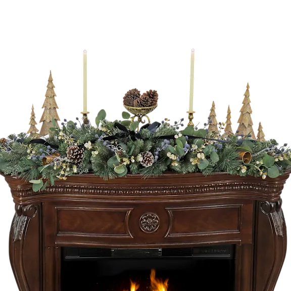 National Tree Company 60" Swiss Chic Swag