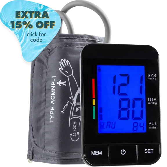 Alphagomed Upper Arm Electronic Blood Pressure Monitor