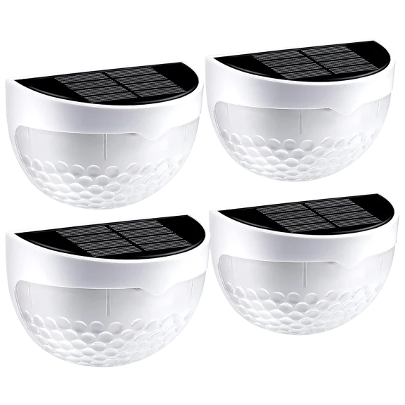 4-Pack: Solar Fence and Deck Lights