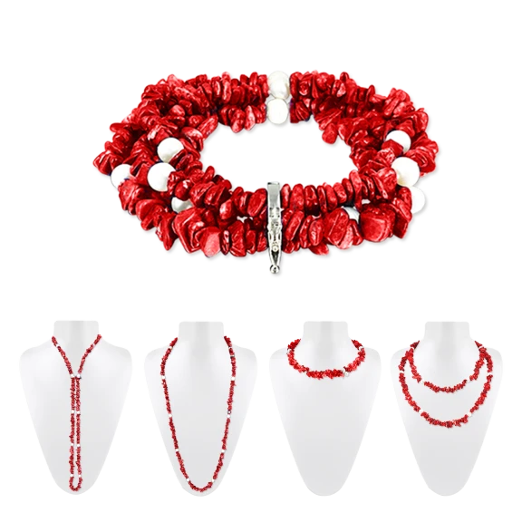 Pacific Pearls Treasure Island Collection 5-in-1 Pearl Lariat