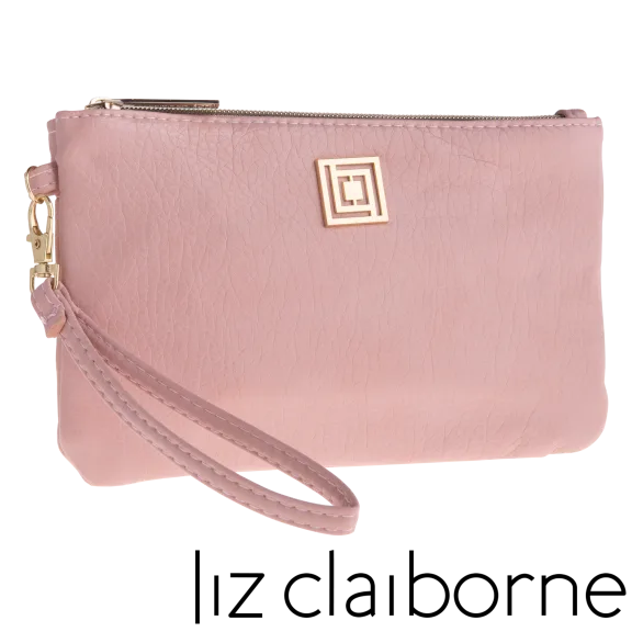 Liz Claiborne Vegan Leather Phone Charging Wristlets w/RFID Theft Protection
