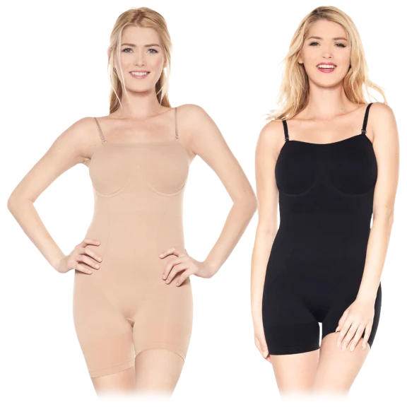 Rhonda Shear Seamless Bodysuit with Underwire