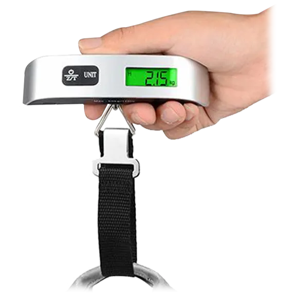 Portable Digital Luggage Weighing Scale w/ Strap (1 or 2-Pack) by Two Elephants