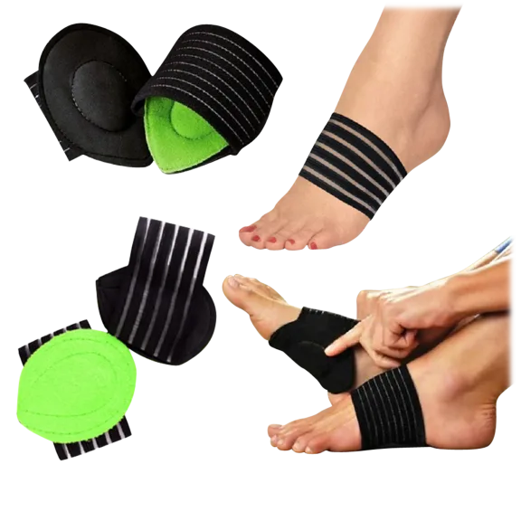 2-Pack: Extreme Fit Cushioned Plantar Fasciitis Foot Arch Supports