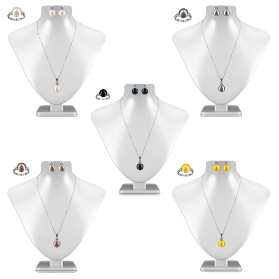 Pacific Pearls Bora Bora 3-Piece Pendant Set