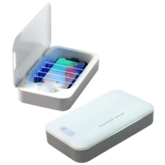 2-Pack: Sharper Image UV-Zone Phone & Accessory Sanitizers