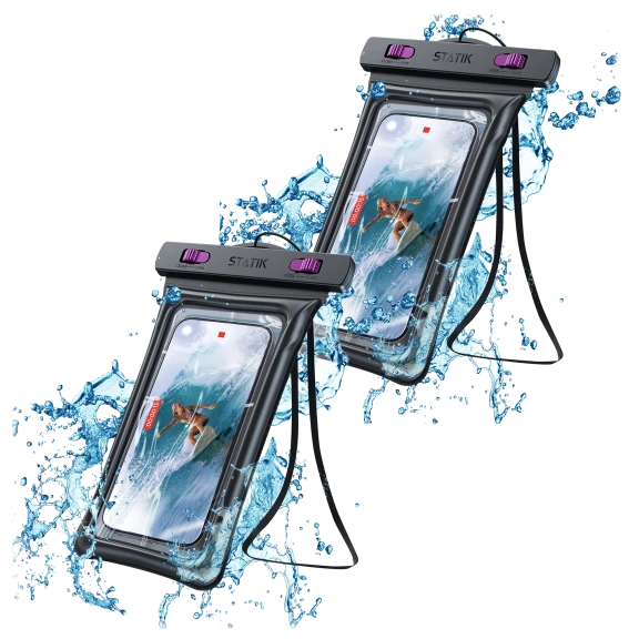 2-Pack: Statik MarCase by Noah Flagel Floating Waterproof Phone Pouch