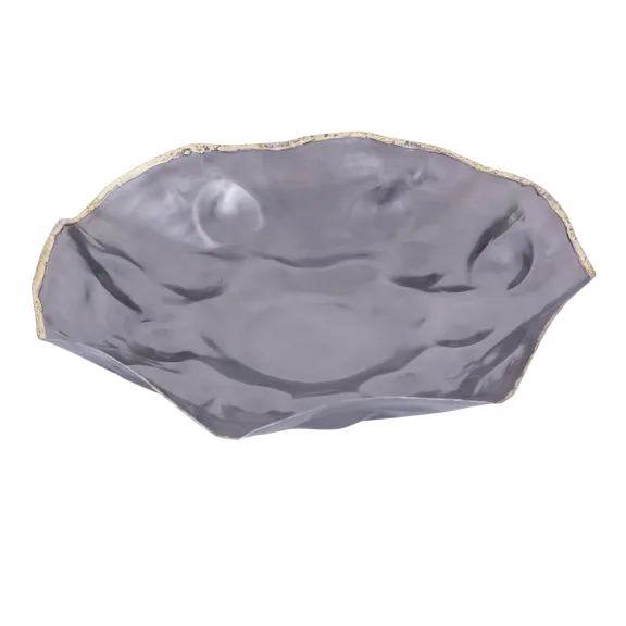Star Home Designs Hudson Contoured Round Centerpiece Bowl