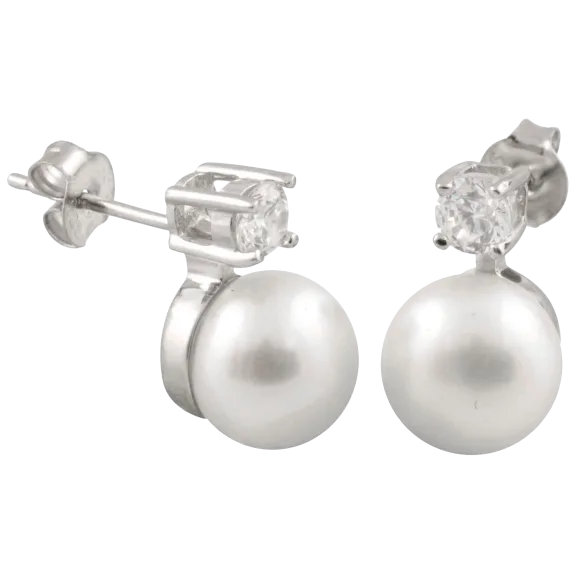 Splendid Pearls 8-9mm Pearl Earrings