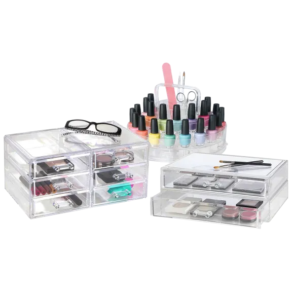 Clearly Chic Cosmetic Organizers