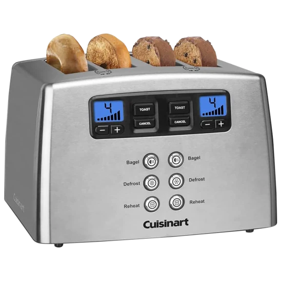 Cuisinart 4-Slice Touch to Toast Leverless Toaster