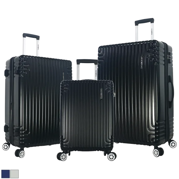 Olympia USA Gulliver 3-Piece Hardside Spinner Luggage Set