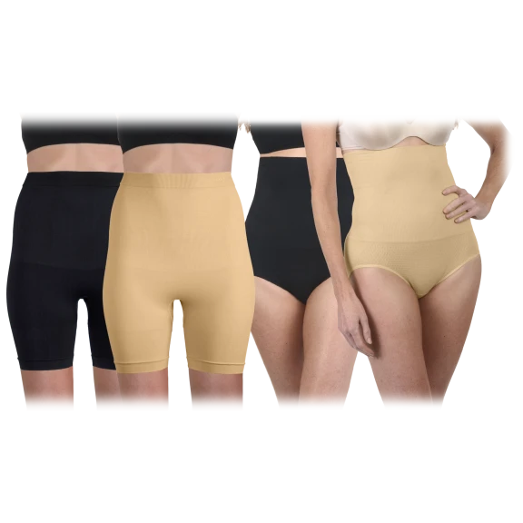 4-Pack: Isaac Mizrahi High Waisted Shapewear