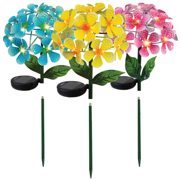 Touch of ECO 16" Garden Deco Solar Power LED Floralite Light