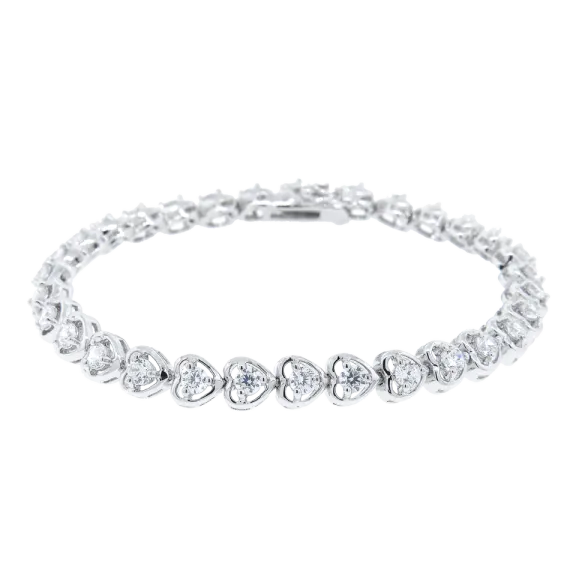 Cate & Chloe "Rosalie" 18K Gold Plated Tennis Bracelet