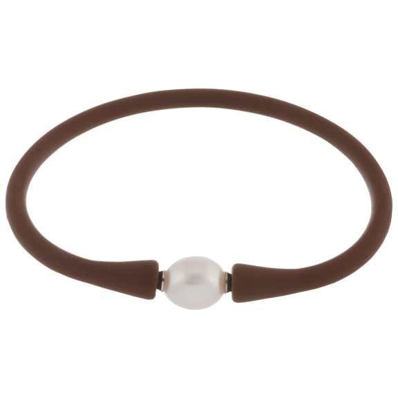 Splendid Pearls Silicone Pearl Bracelet