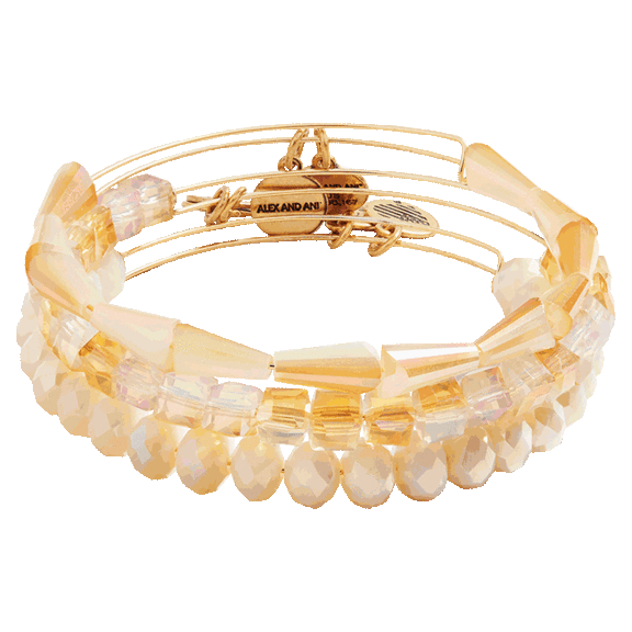 Alex and Ani Set of 3 Beaded Bangles