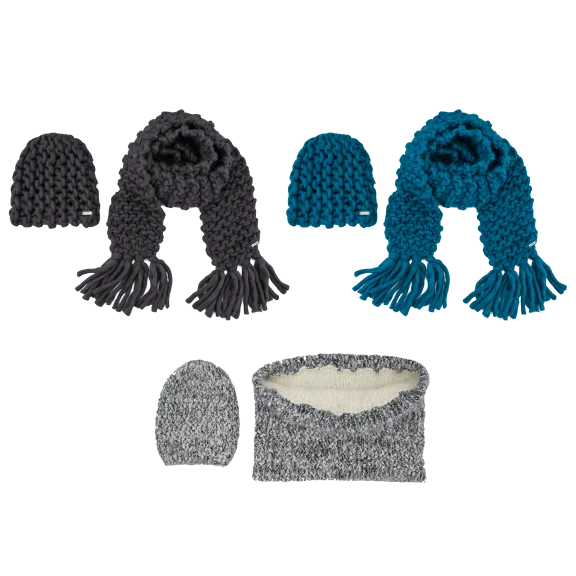 Nicole Miller Scarf & Hat Set