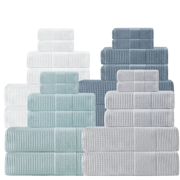 Enchante Home "Ria" 6-Piece Turkish Cotton Luxury Towel Set