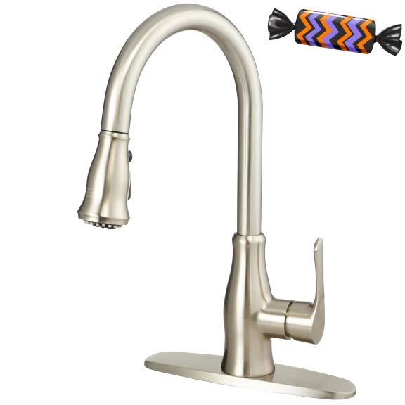 Dalmo Brushed Nickel Touchless Kitchen Faucet