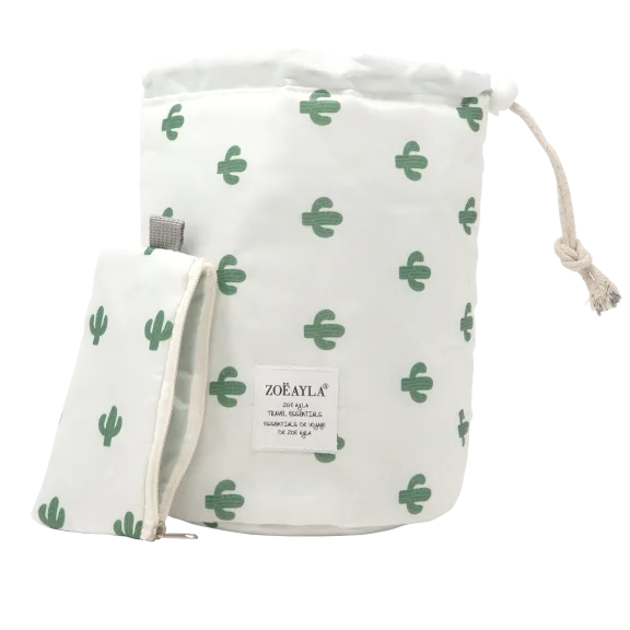 Zoe Ayla Waterproof Cosmetics Travel Bag with Small Pouch