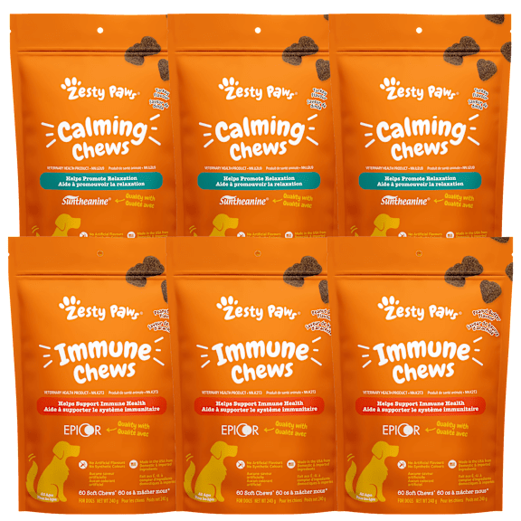 360-Pack: Zesty Paws Allergy and/or Calming Bites