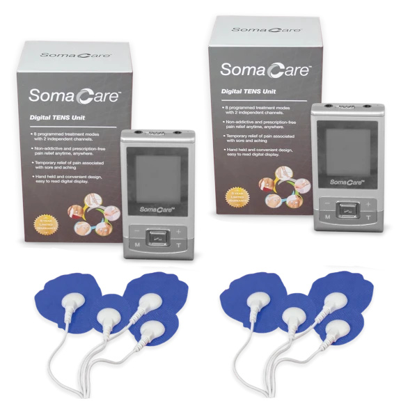 2-Pack: Somacare Digital TENS Muscle Stimulation Unit