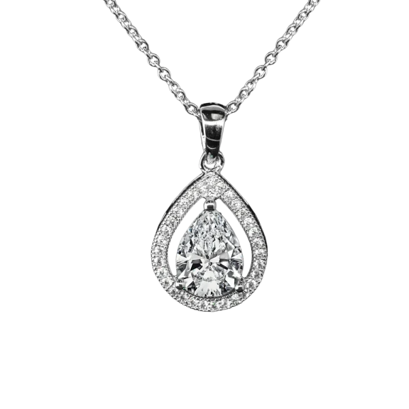 Cate & Chloe Isabel "Queen" 18K Gold Plated Drop Necklace